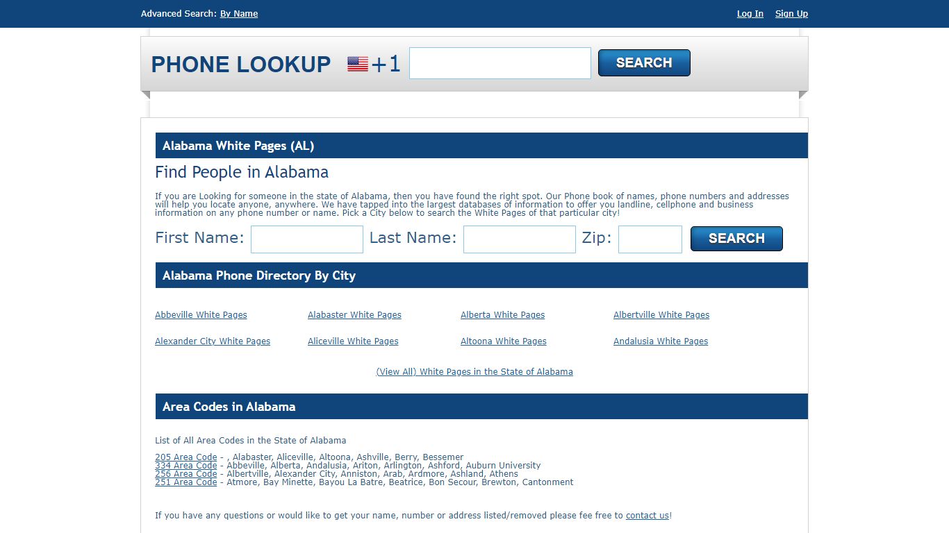 Alabama White Pages - AL Phone Directory Lookup
